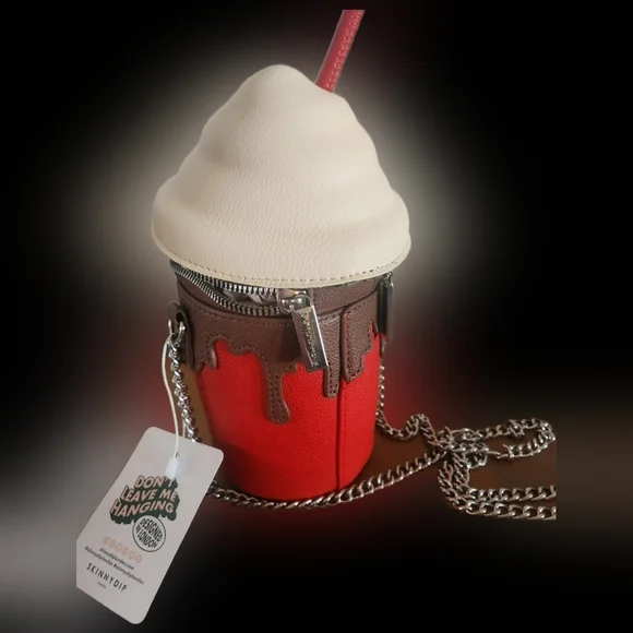 SKINNYDIP Hot Cocoa Crossbody Bag NWT - Picture 2 of 5